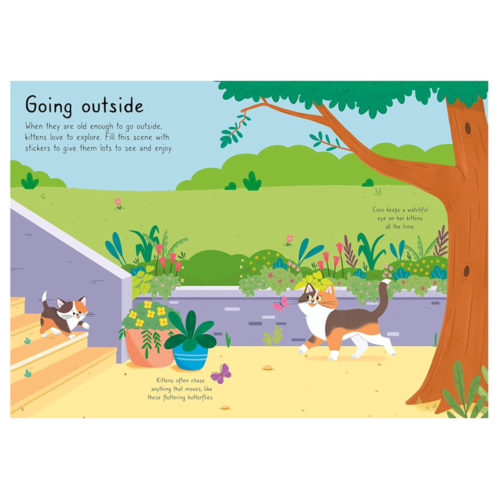 Little First Stickers Cats and Kittens