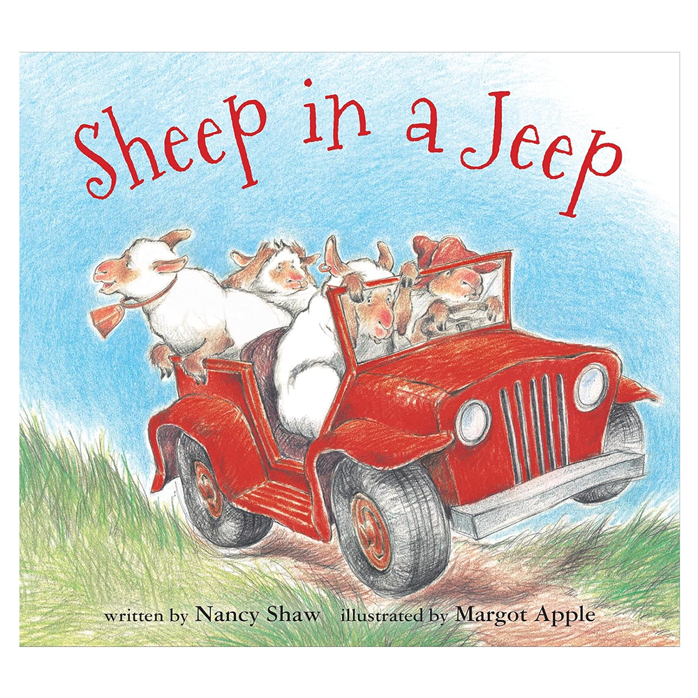 Sheep in A Jeep Board Book