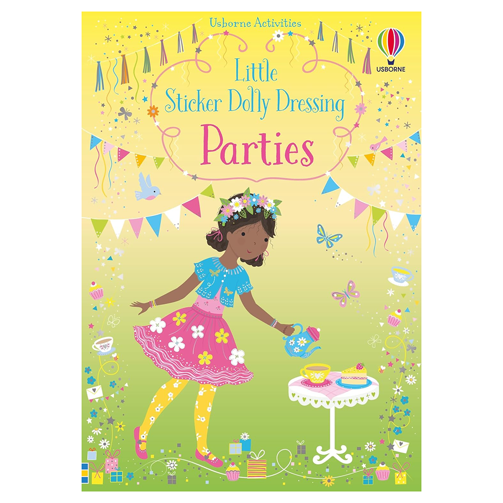 Usborne Little Sticker Dolly Dressing Activity Book - Parties
