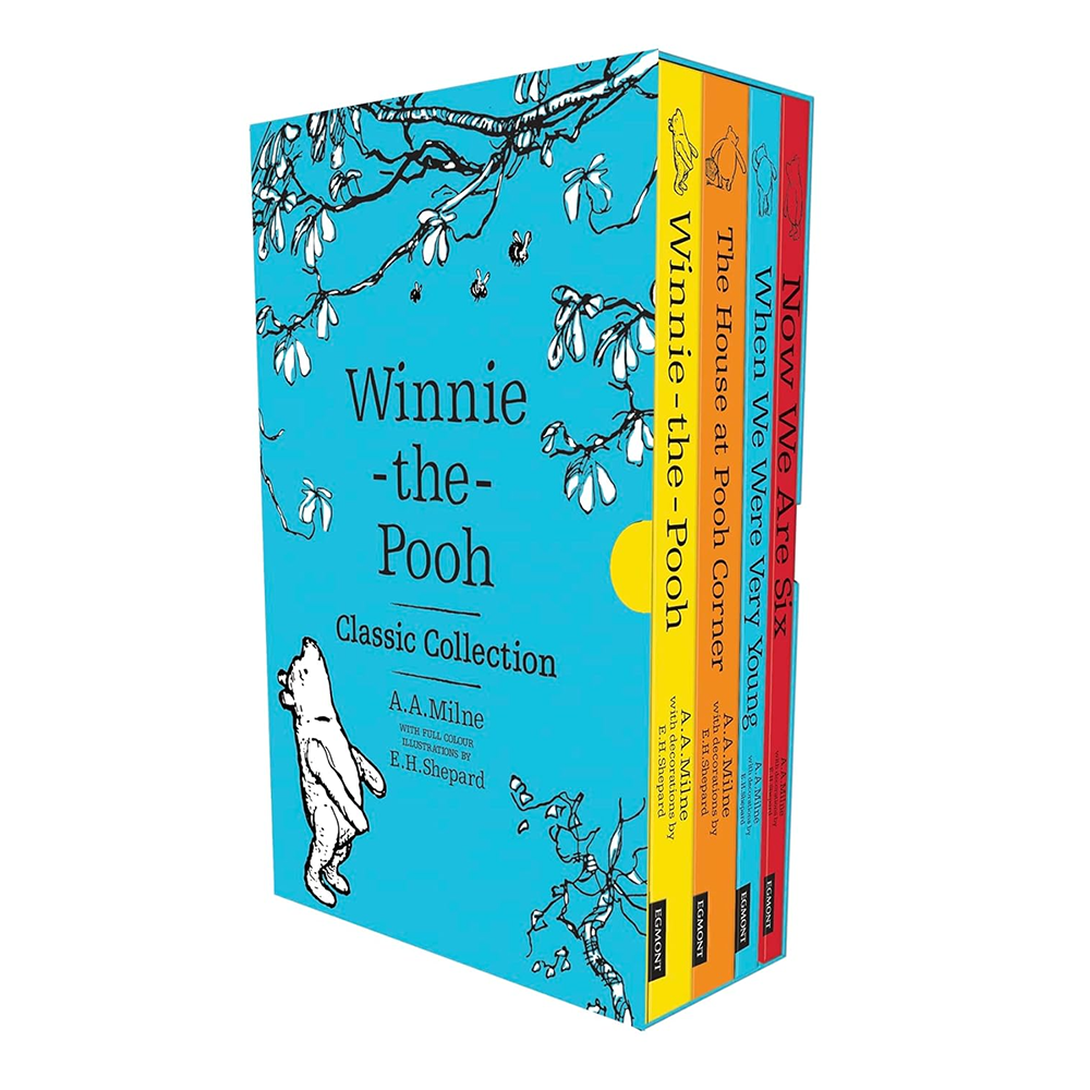 Winnie The Pooh Classic Collection Box Set of 4 Hardcover Books