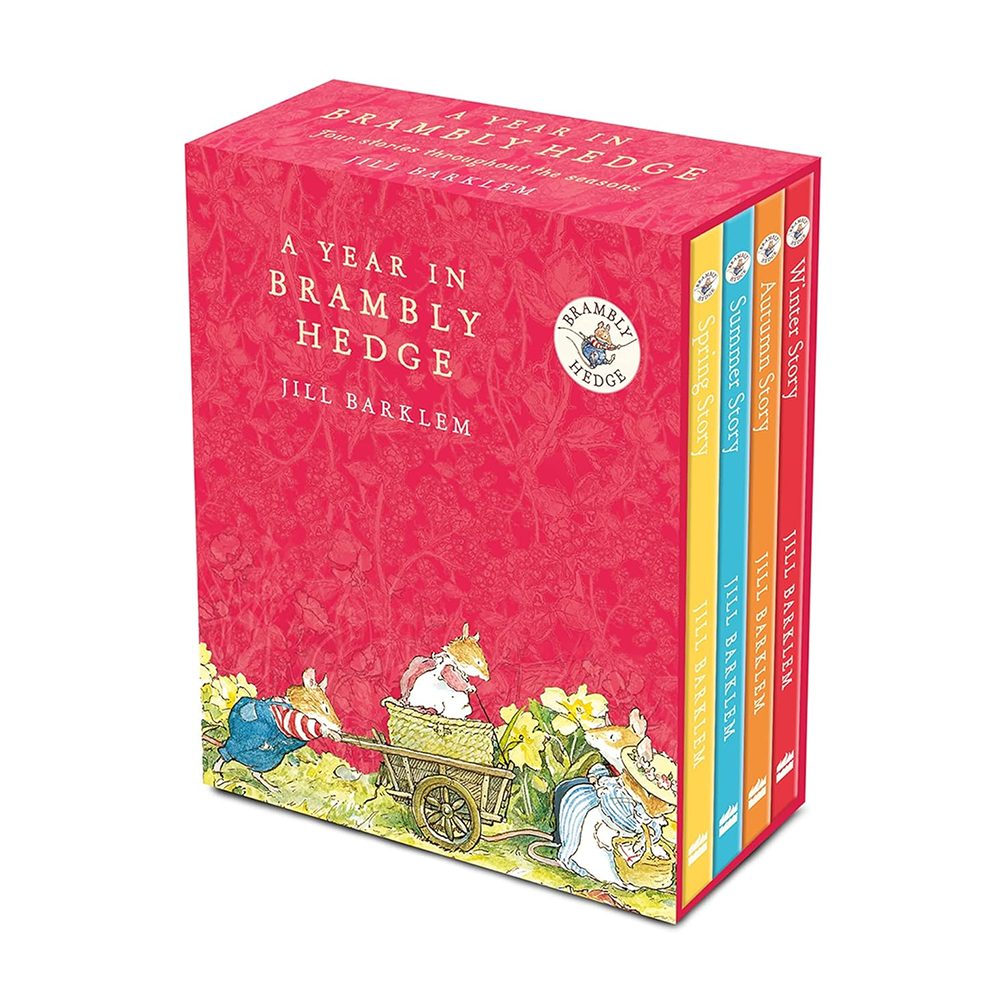 Harper Collins Year in Brambly Hedge Box Set of 4 Hardcover Books