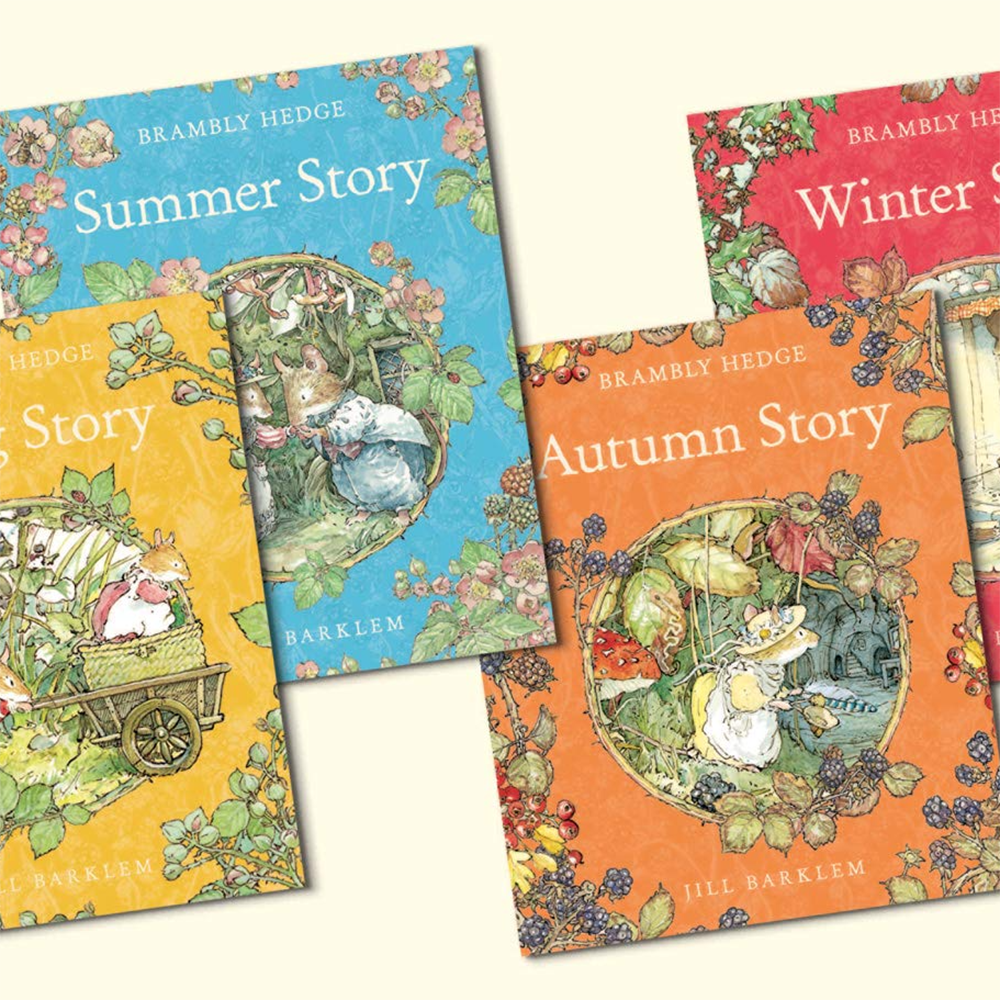 Year in Brambly Hedge Box Set of 4 Hardcover Books