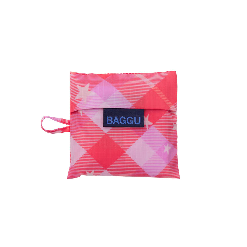 Baggu Baby - Pink Star Plaid