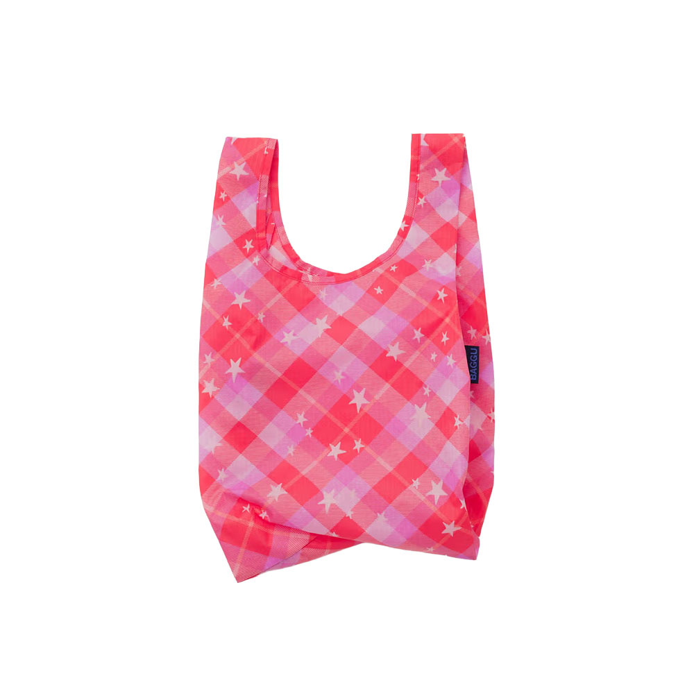 Baggu Baggu Baby - Pink Star Plaid