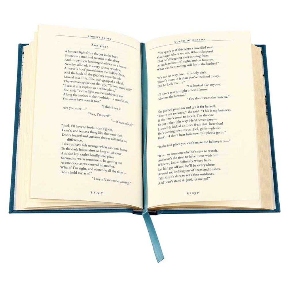 Collection of Poems By Robert Frost Hardcover Book