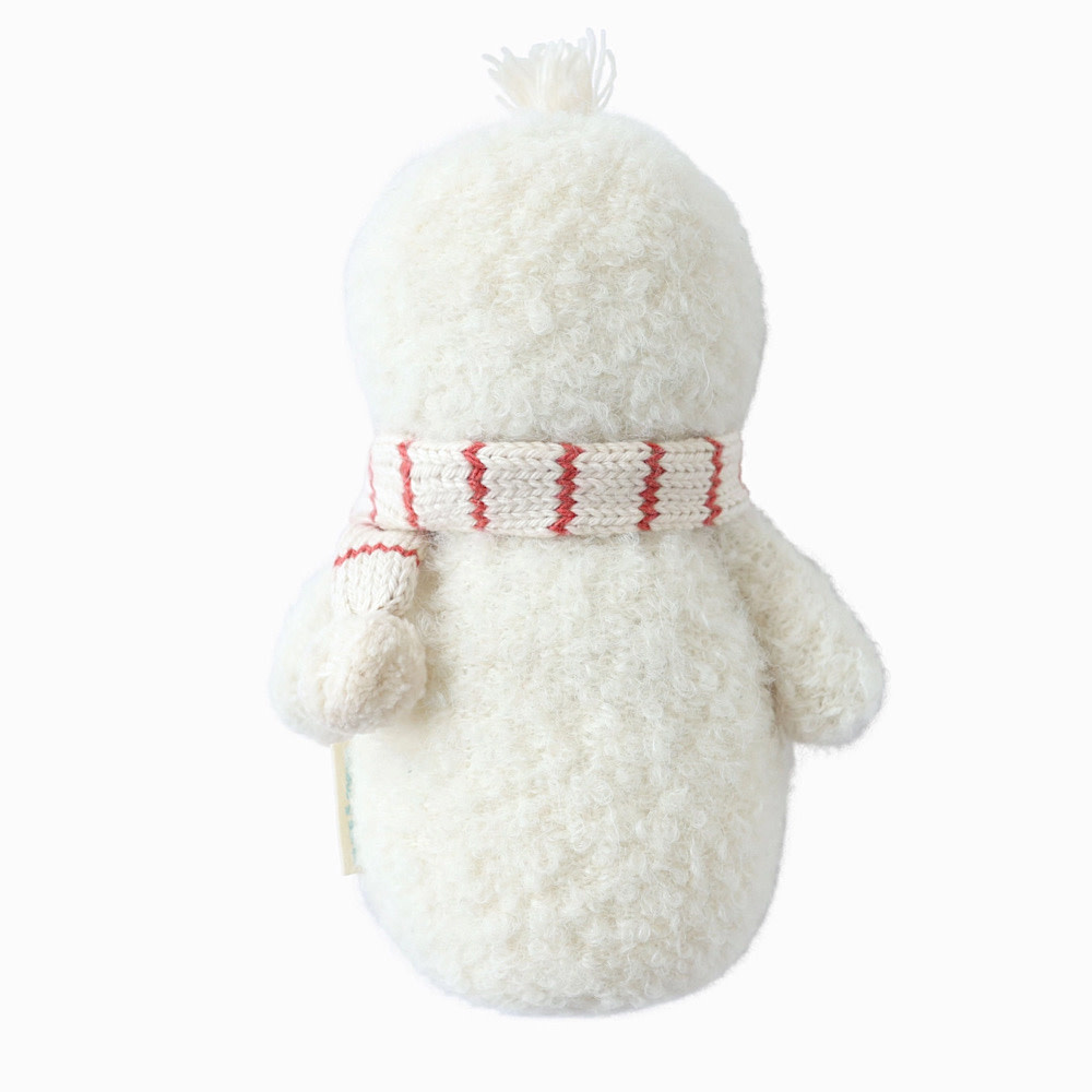 Cuddle + Kind - Baby Snowman - Candy Cane Scarf
