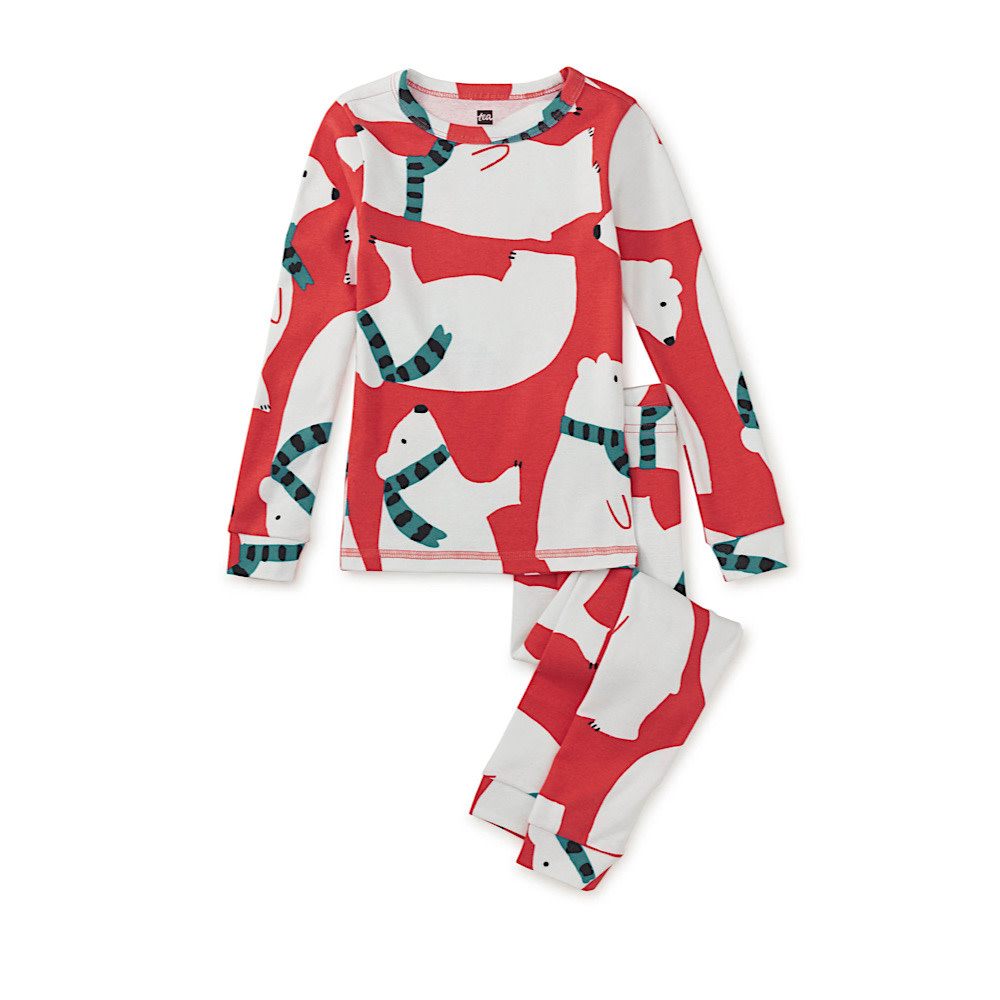Tea Collection Goodnight Pajama Set - Cozy Polar Bears