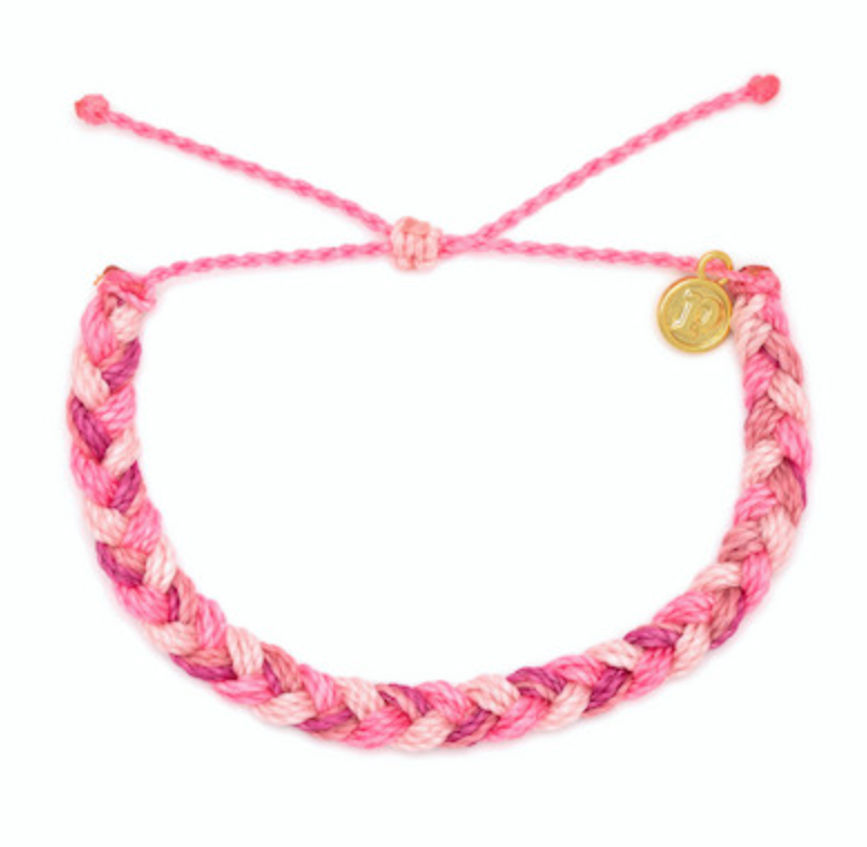 Pura Vida Pura Vida Braided Bracelet - Cross My Heart