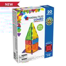 Magna-Tiles Magna-Tiles 20 Piece Set - Combo + MicroMags