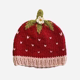 The Blueberry Hill The Blueberry Hill Baby Addie Hat - Strawberry