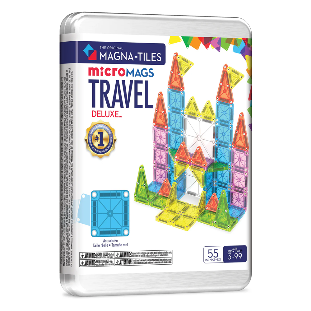 Magna-Tiles Magna-Tiles 55 Piece Travel Set - Deluxe