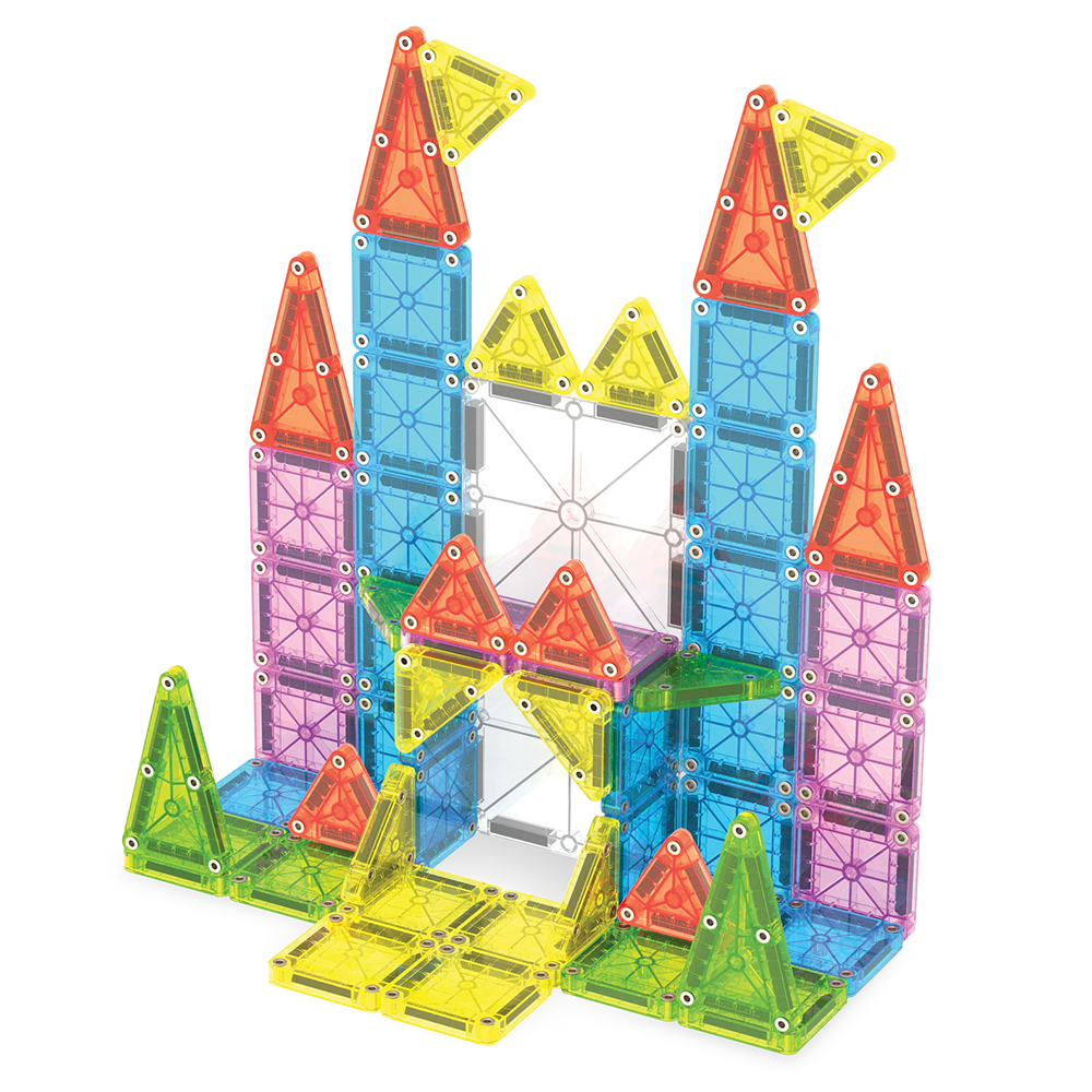 Magna-Tiles 55 Piece Travel Set - Deluxe