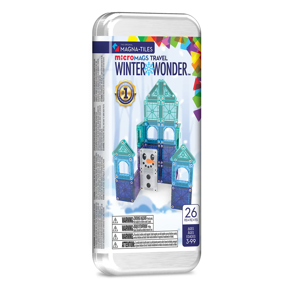 Magna-Tiles Magna-Tiles 26 Piece Travel Set - Winter Wonder