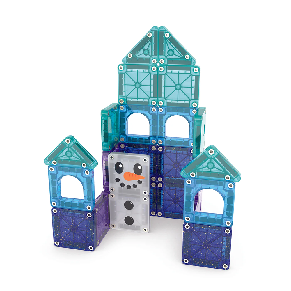 Magna-Tiles 26 Piece Travel Set - Winter Wonder
