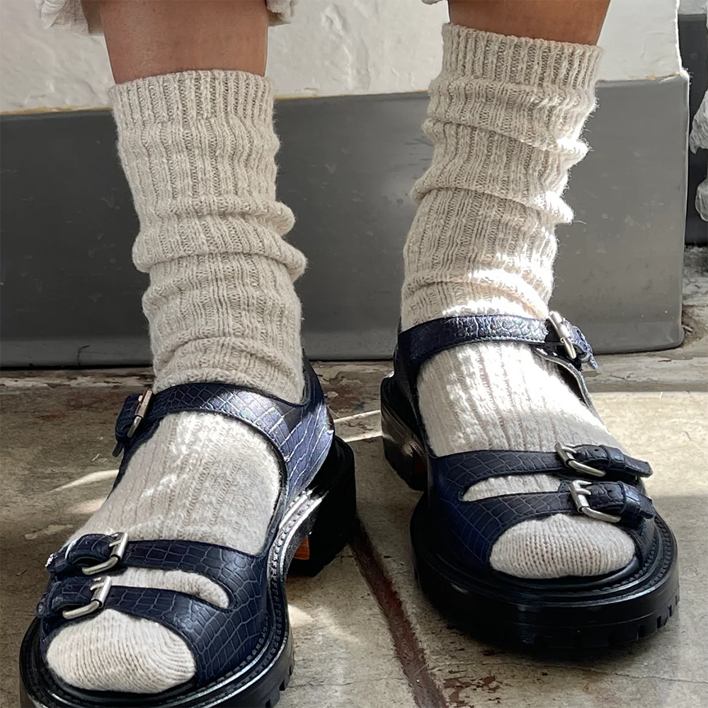 Le Bon Shoppe Cottage Socks - Oatmeal