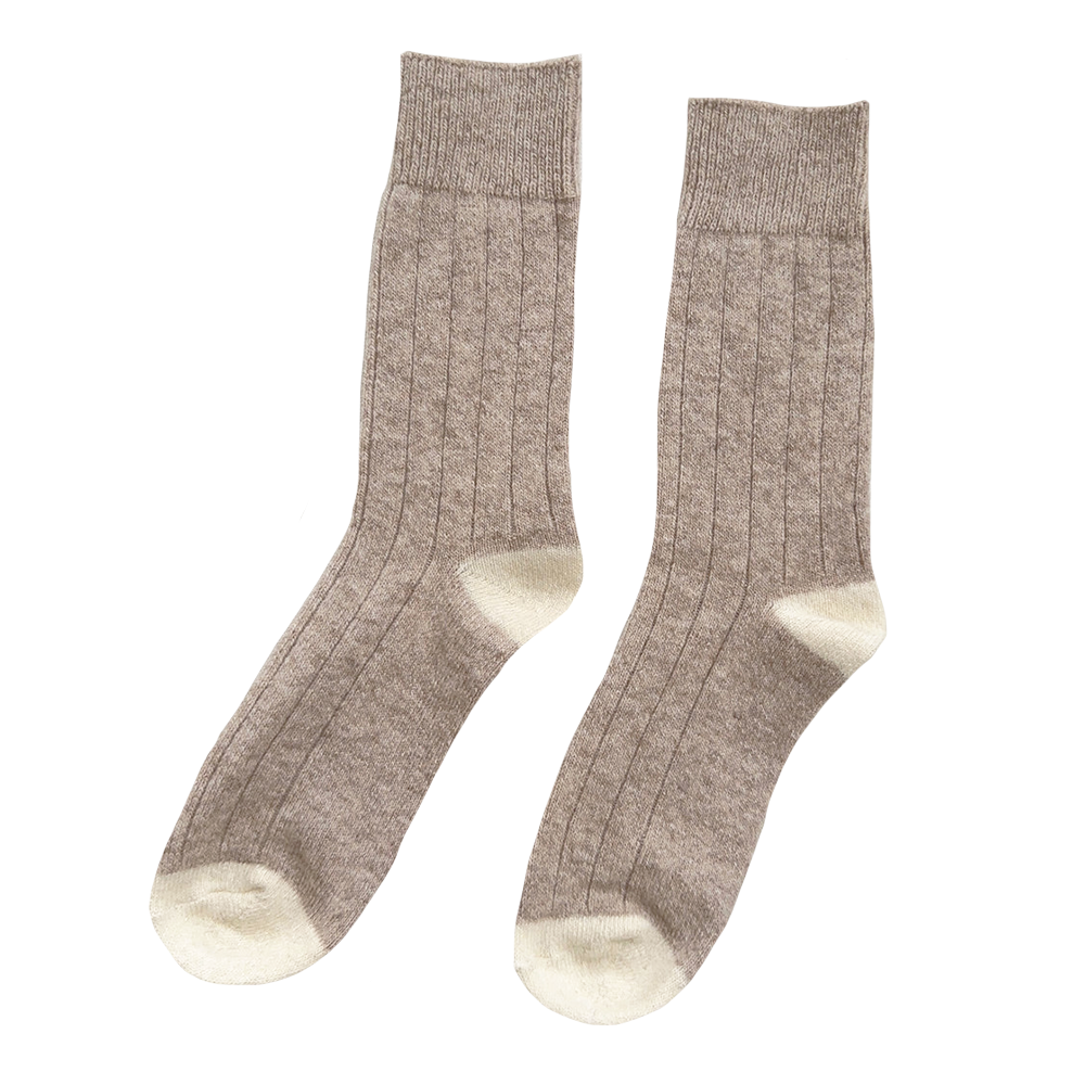 Le Bon Shoppe Le Bon Shoppe Classic Cashmere Socks - Fawn