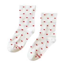 Le Bon Shoppe Le Bon Shoppe Sneaker Socks - Red Heart
