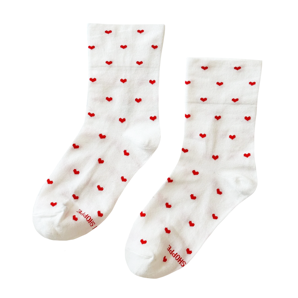 Le Bon Shoppe Sneaker Socks - Heart