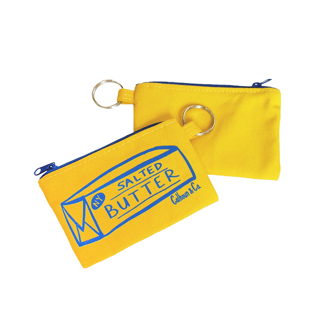 Calhoun & Co. Zipper Card Pouch - Butter