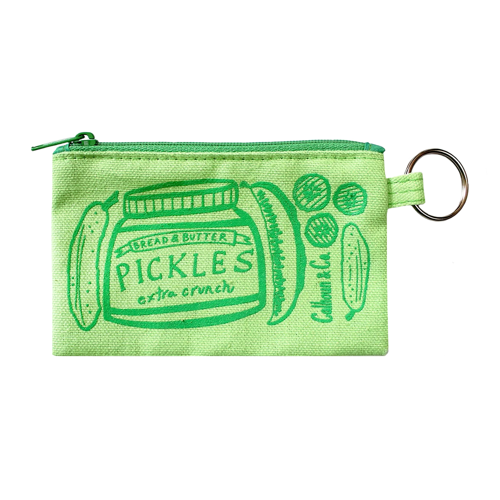 Calhoun & Co. Zipper Card Pouch - Pickle