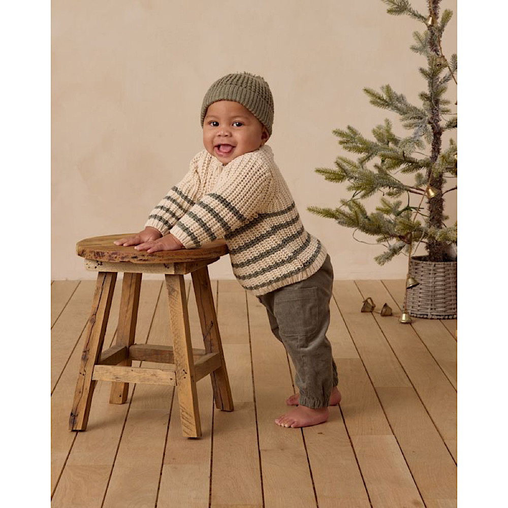 Quincy Mae Rex Sweater - Forest