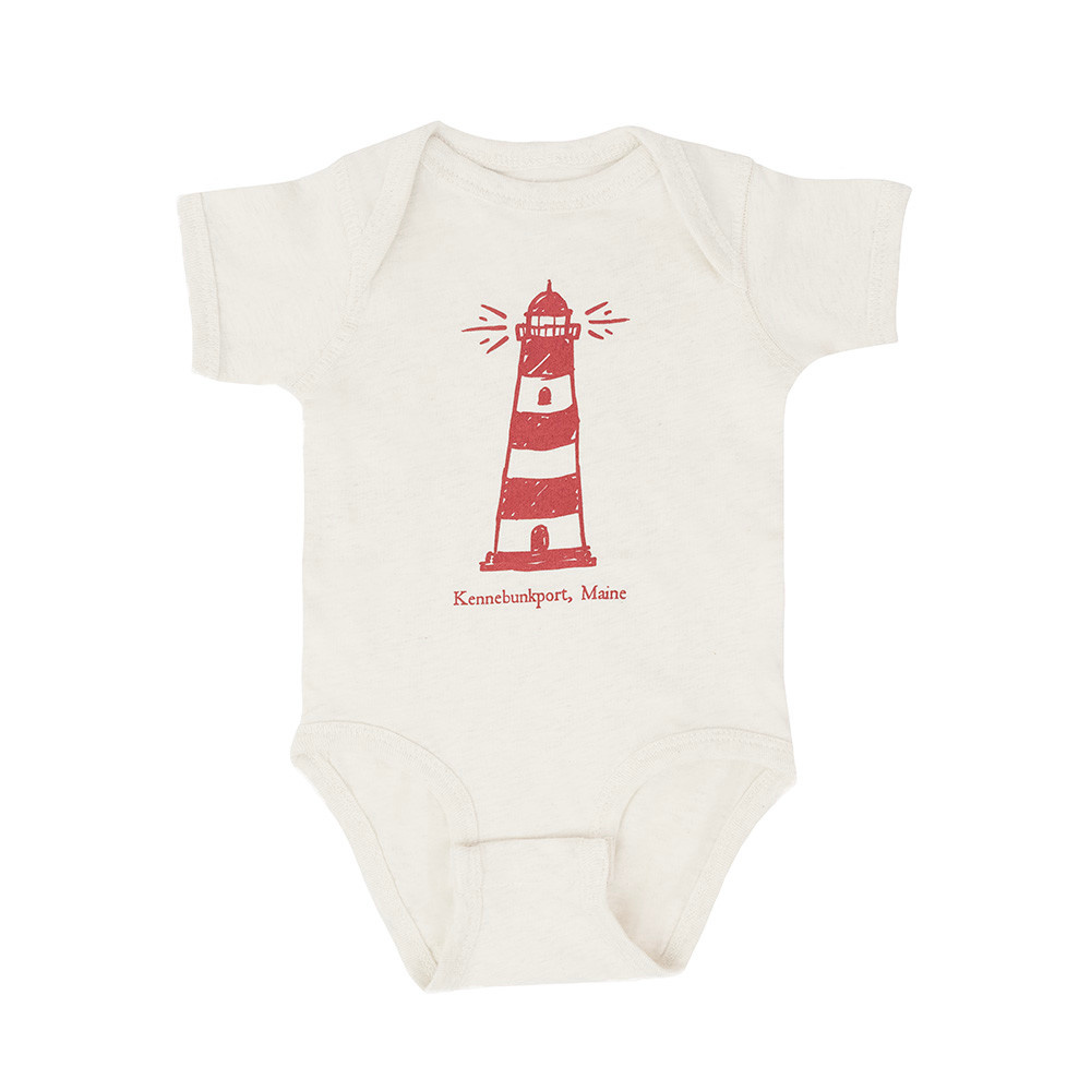 Cinder + Salt Onesie - Kennebunkport Lighthouse