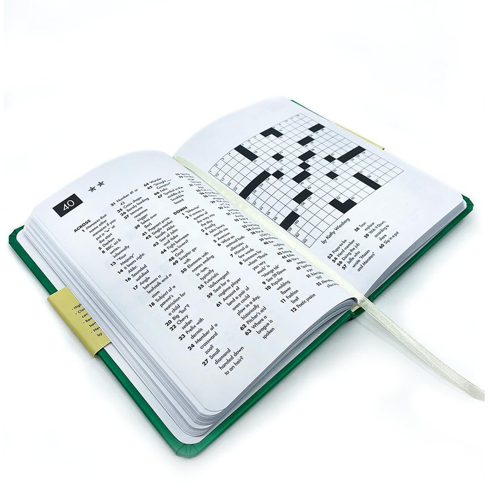 NYT Classic Crossword 100 Puzzles Hardcover Book