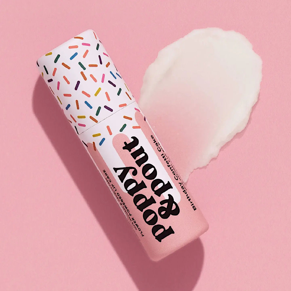 Poppy & Pout Poppy & Pout Lip Balm - Birthday Confetti Cake - Pink