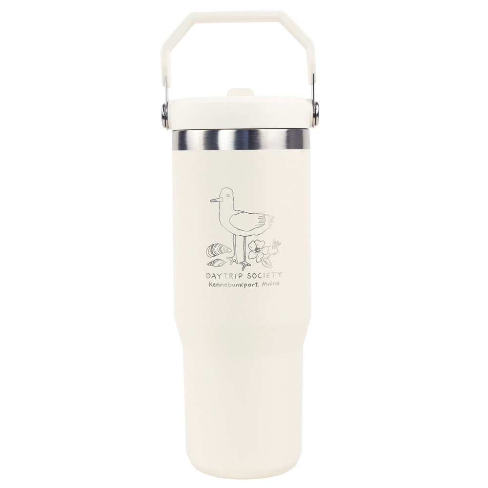 Stanley Stanley x Daytrip Society Custom Kennebunkport Icons - IceFlow Flip Straw Tumbler 30oz - Cream