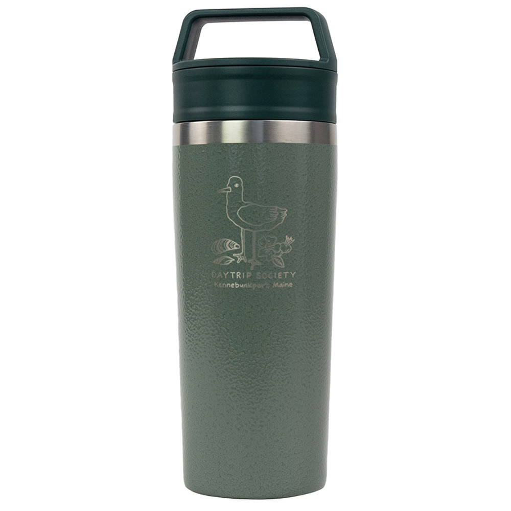Stanley x Daytrip Society Custom Kennebunkport Icons - Cafe-To-Go Travel Mug  16oz - Hammertone Green
