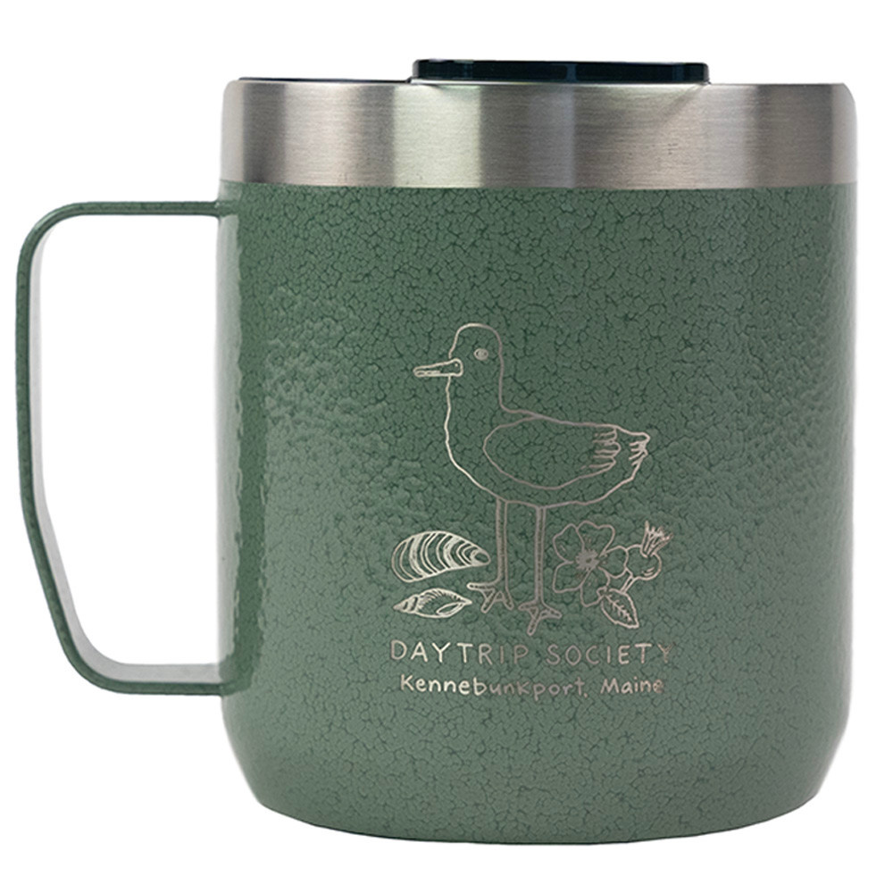 Stanley Stanley x Daytrip Society Custom Kennebunkport Icons - Everyday Camp Mug 12oz - Hammertone Green
