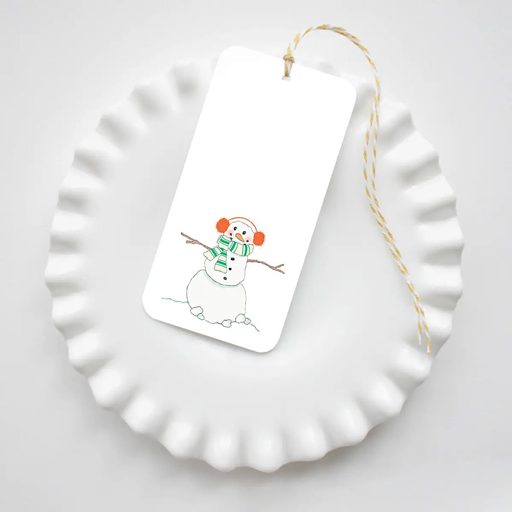 Sara Fitz Gift Tags - Happy Snowman