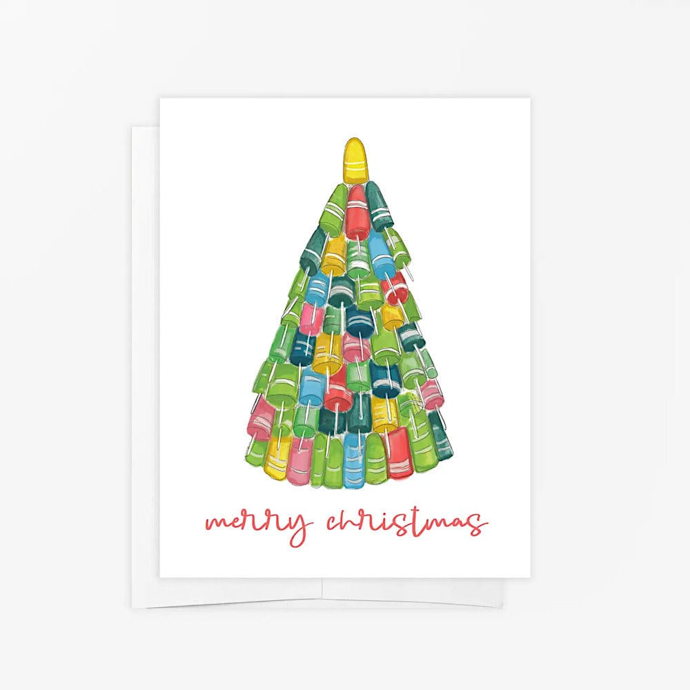 Emmy+Olly - Buoy Tree Holiday Card - Box Set of 6