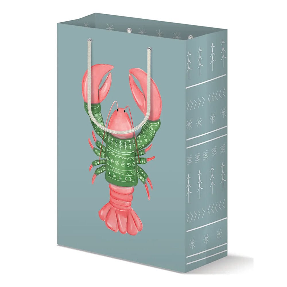 Emmy+Olly Emmy+Olly Holiday Gift Bag - Lobster Sweater