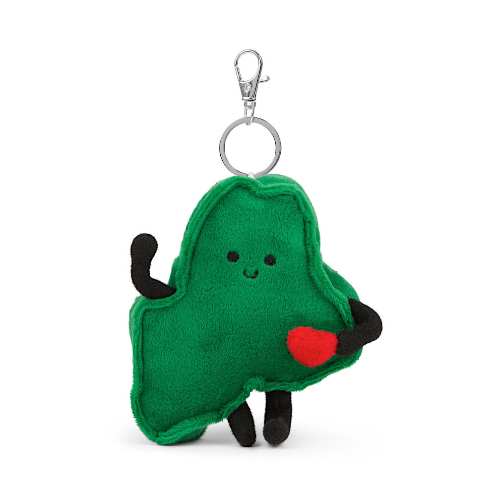 Stuffed States Bag Charm - Maine - Heart