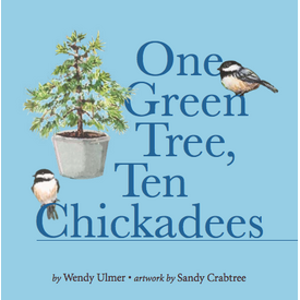Wooly Moon Studio One Green Tree, Ten Chickadees Board Book