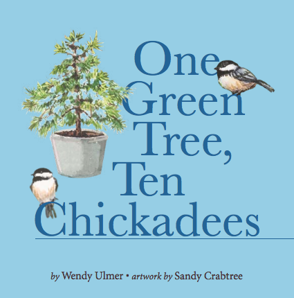 Wooly Moon Studio One Green Tree, Ten Chickadees Board Book