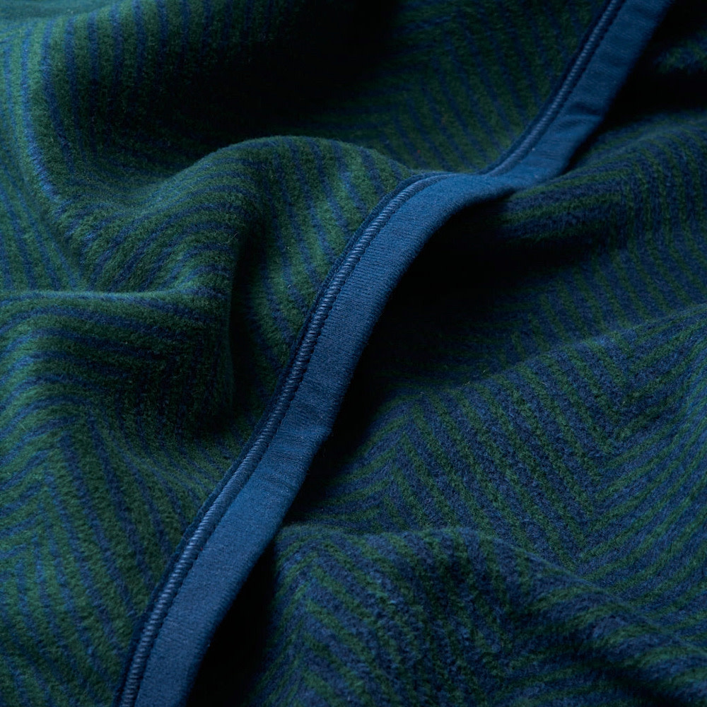 ChappyWrap - Original Blanket - Harborview Herringbone - Blue Spruce