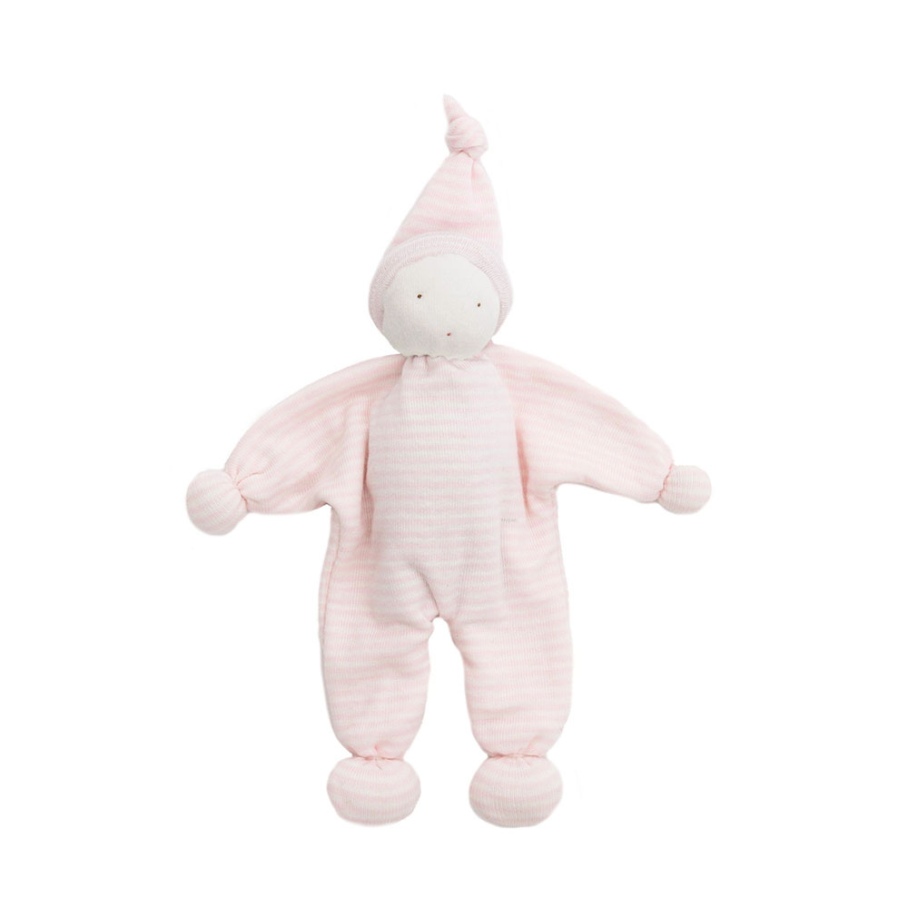 Under the Nile Baby Buddy Lovey - Pink Stripe