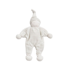 Under the Nile Baby Buddy Lovey - Gray Ombre Stripe