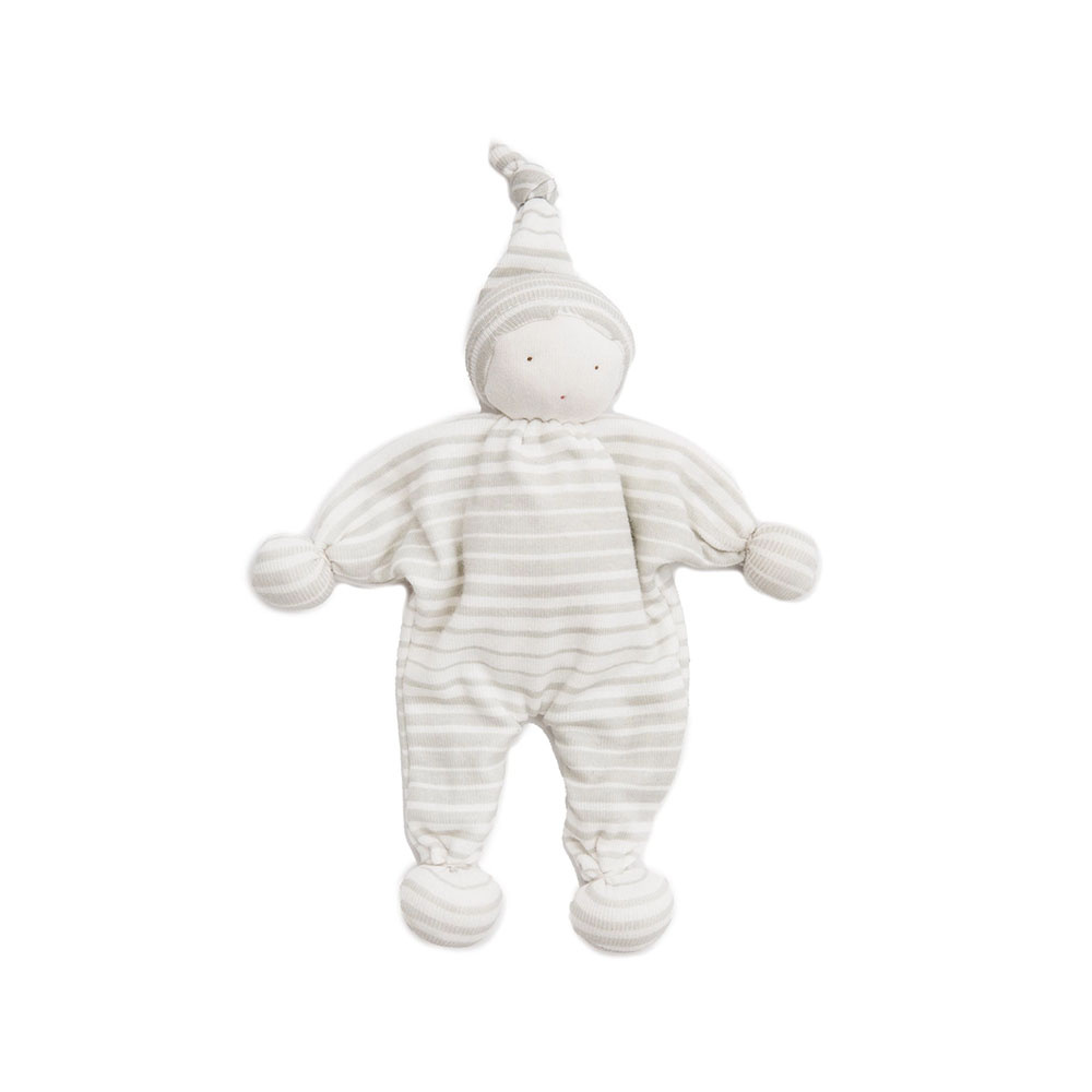 Baby Buddy Lovey - Gray Ombre Stripe