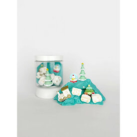 Earth Grown KidDoughs KidDough Mini Dough - to - Go - Holiday Train