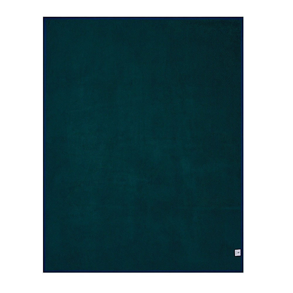 ChappyWrap Original Blanket - Harborview Herringbone - Blue Spruce