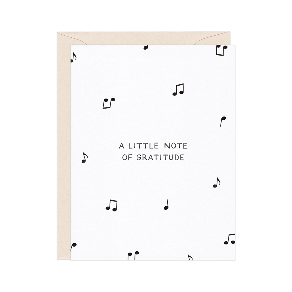 Amy Zhang - A Little Note of Gratitude Thank You Card