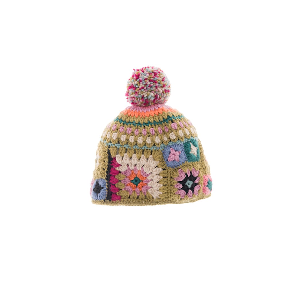 French Knot French Knot - Woodstock Crochet Hat - Green