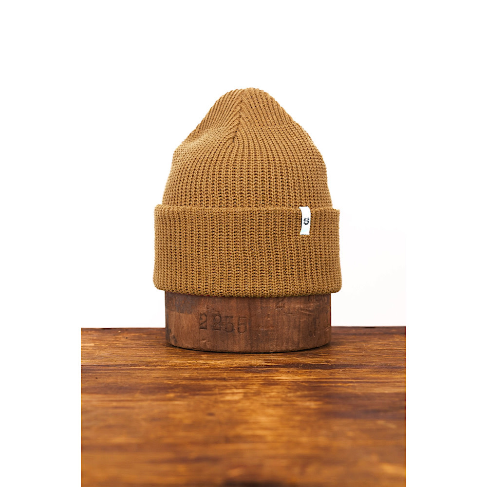 Upstate Stock Upcycled Cotton Watchcap - Dark Goldenrod