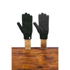 Upstate Stock Upstate Stock Ragg Wool Glove w/ Deer Skin - Dark Melange