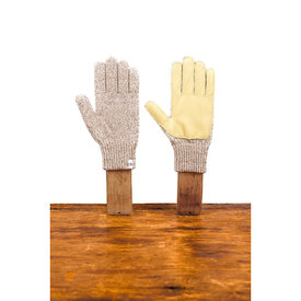 Upstate Stock Upstate Stock Ragg Wool Glove w/ Deer Skin - Oatmeal
