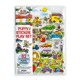 Bright Stripes Puffy Sticker Play Set - Richard Scarry's Busy World