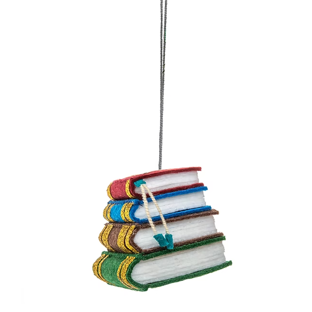 Silk Road Bazaar Ornament - Stack of Books